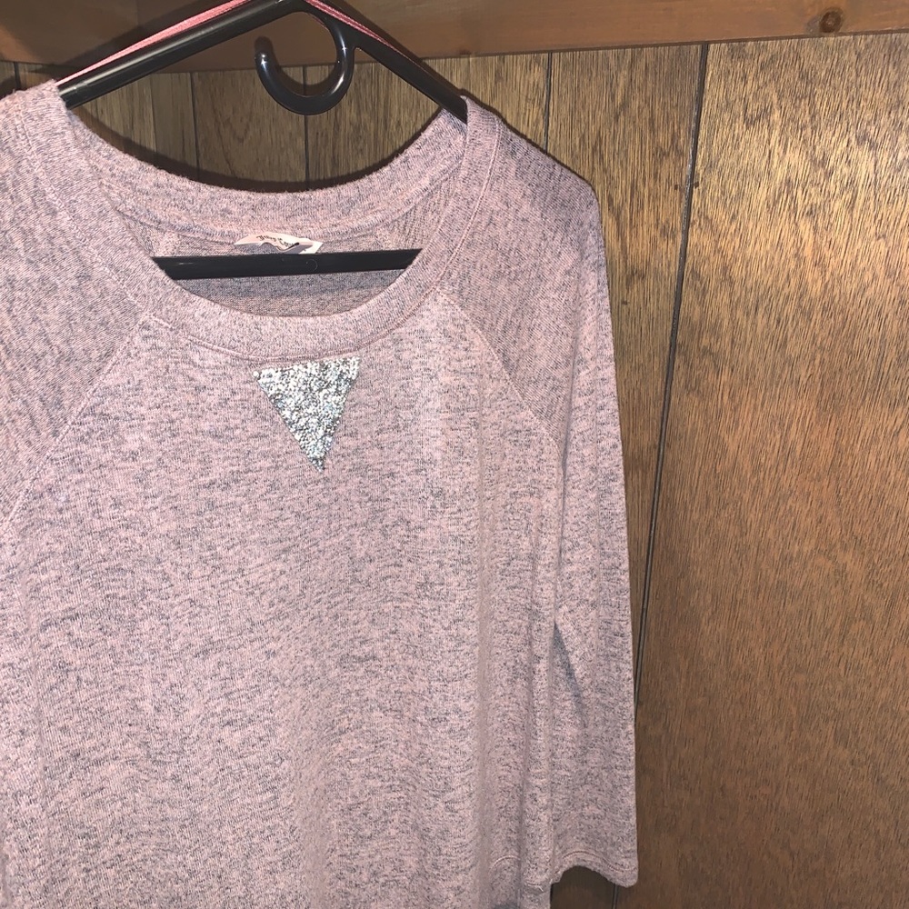 Long sleeve pink shirt